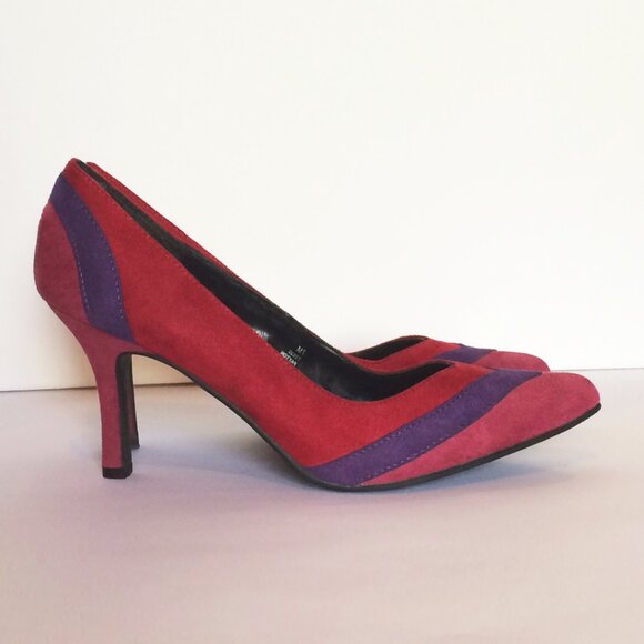 Pink & Purple High Heels Size 7 - Picture 4 of 7